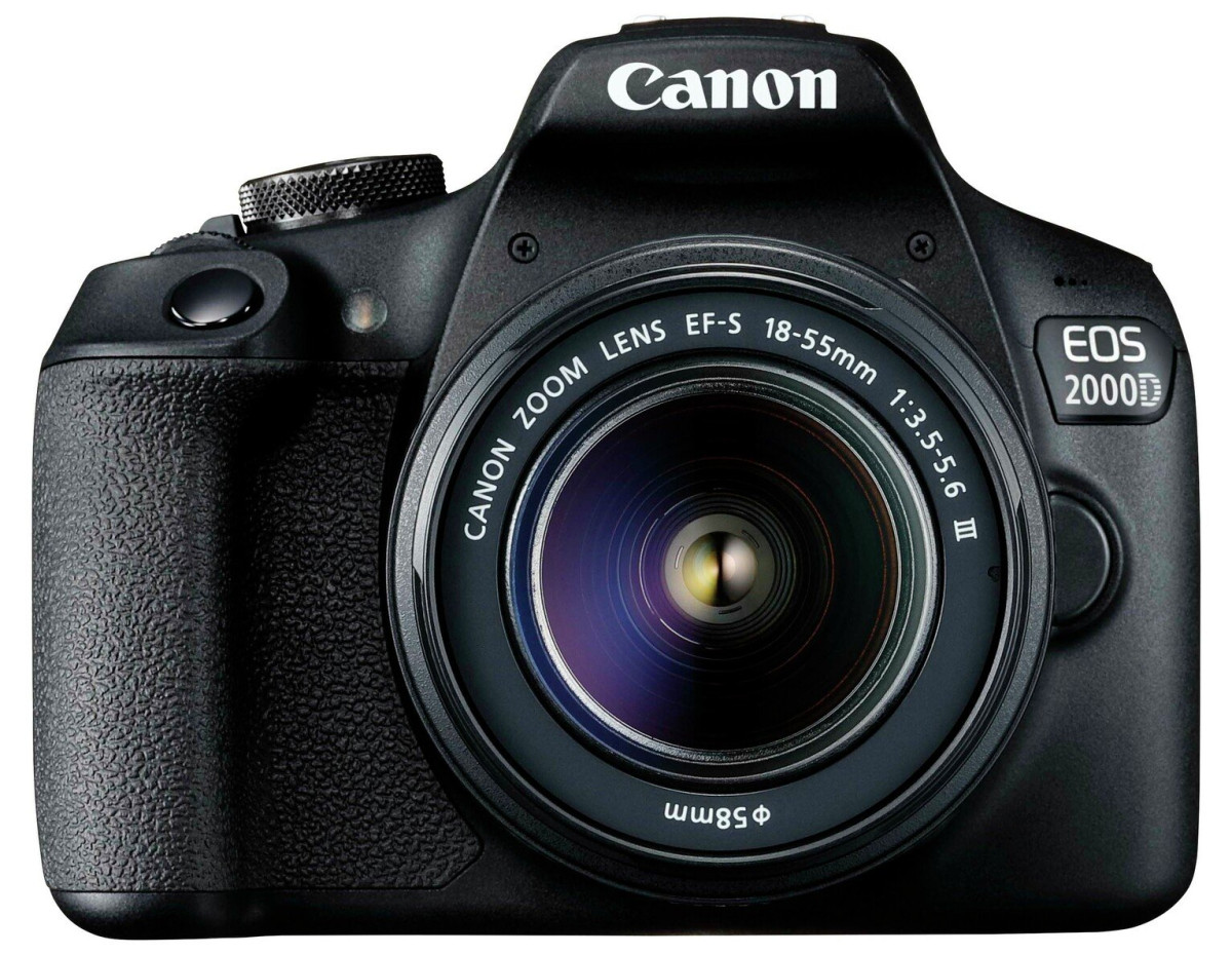 Canon EOS 2000D DSLR Camera with 18-55mm Lens