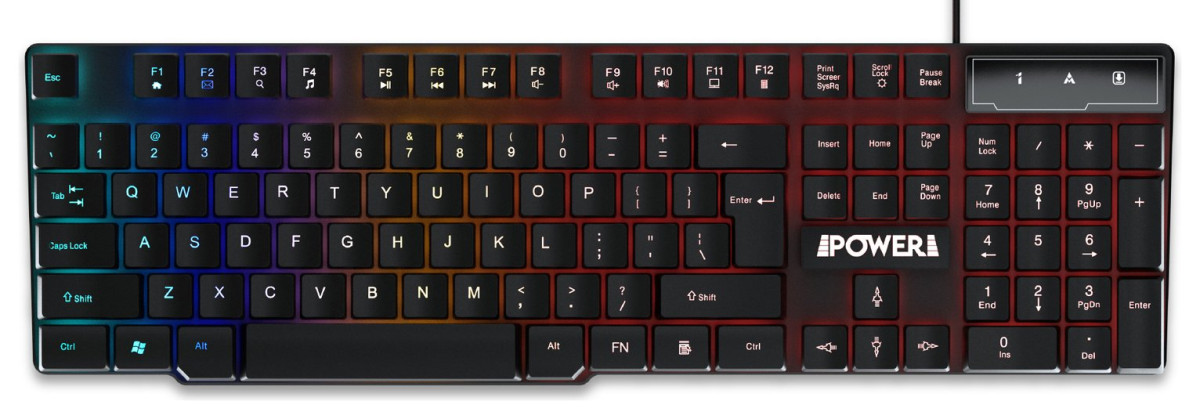 Power Gaming Recon Ocelot RGB Wired Gaming Keyboard