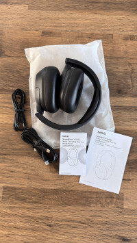 Headphones folded