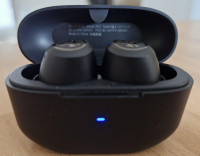 Blue light indicates fully charged , JLab JBuds ANC