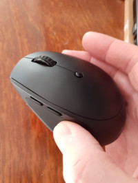 Topside showing side and top buttons.