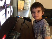 Look how happy he is , Trust GXT212 Mico
