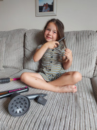 Dyson Toy Hairdryer and Straighteners Set
