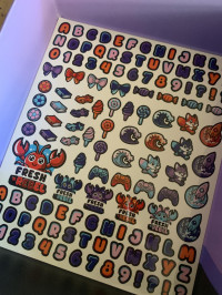 Stickers for personalisation , Fresh 'n Rebel Code Junior