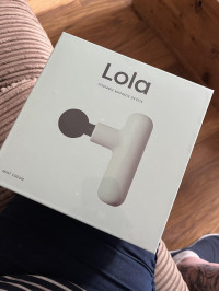 Compact and stylish packaging , Lola Massage Gun