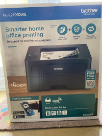 Well packaged with good guidance on the box and included instructions. , Brother HL-L2400DWE
