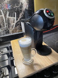 All done!  Just add sugar if you want it, stir and enjoy x , De'Longhi Dolce Gusto Genio S Plus