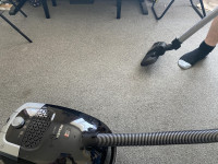 Moves across surfaces easily and suction is changeable whilst is handy for stubborn bits , Miele Guard S1
