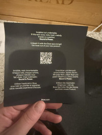 QR code for the special app to help with your earphones , Bose QuietComfort Ultra Earbuds 2nd Gen