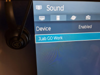 Headphones on my tv , JLab GO Work