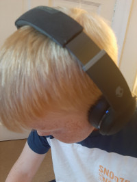 My 11 year old having a go