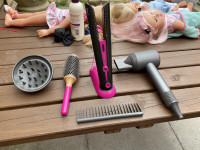 Dyson Toy Hairdryer and Straighteners Set