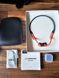 Box contents , Shokz OpenSwim Pro