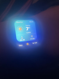Easy to check the weather , Reflex Active Interchangeable Strap Calling Smart Watch